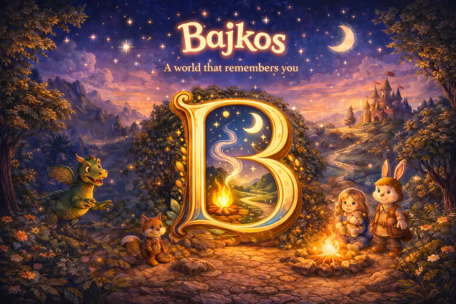 Bajkos Story World - Cozy Woodland Cottage